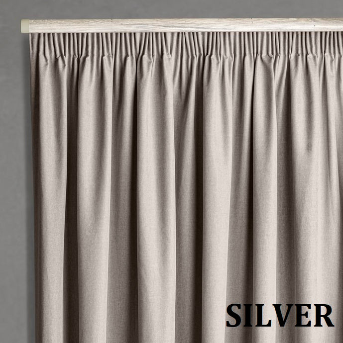 Aura Lined Taped Curtain