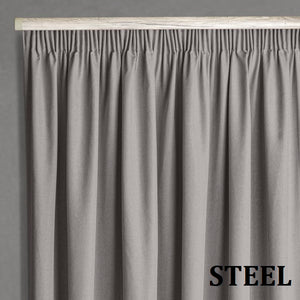 Aura Lined Taped Curtain