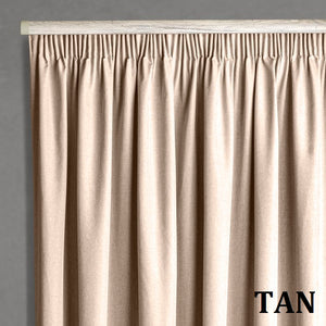 Aura Lined Taped Curtain