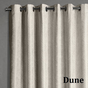 Matrix Lined Eyelet Curtain