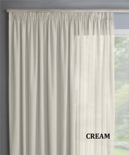 Victoria Unlined Sheer Taped Curtain