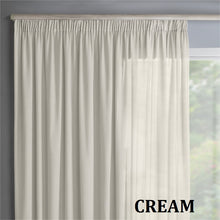 Victoria Unlined Sheer Taped Curtain