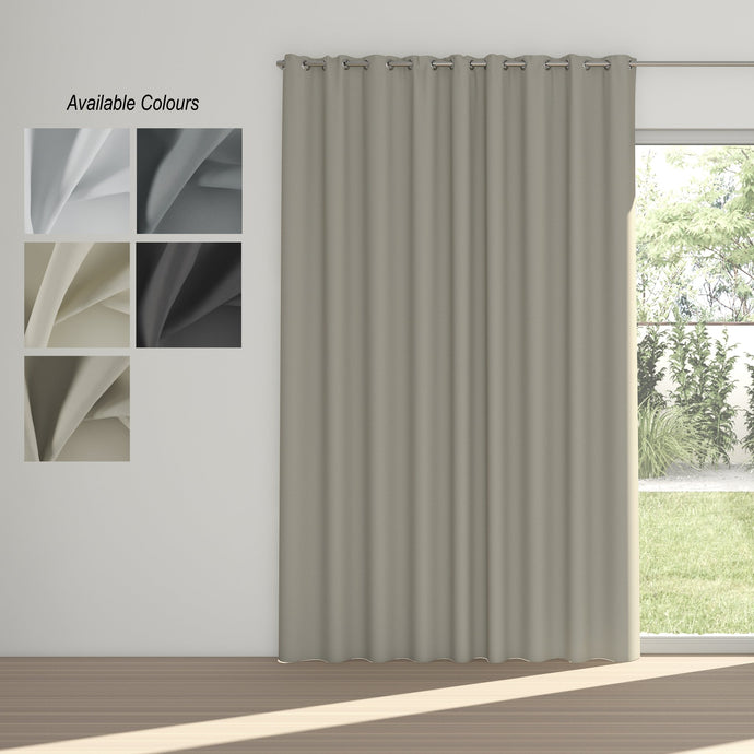 Night Time Eyelet Curtain ( 50% Partial Blockout)