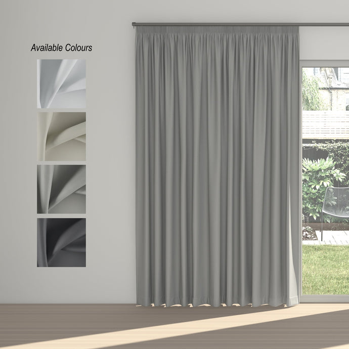 Solarline Taped Curtain (100% Blockout)